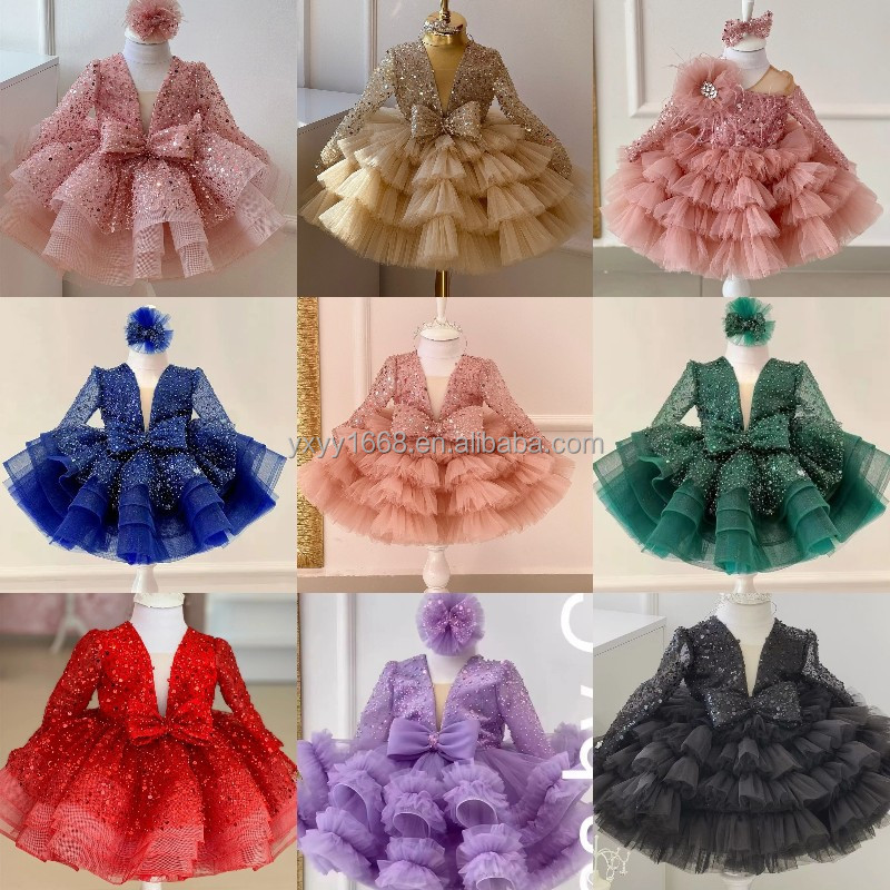 Kids Children Prom Gown Wedding Party Dresses Evening Formal Dress Clothing Girls Princess Christmas Birthday Dress