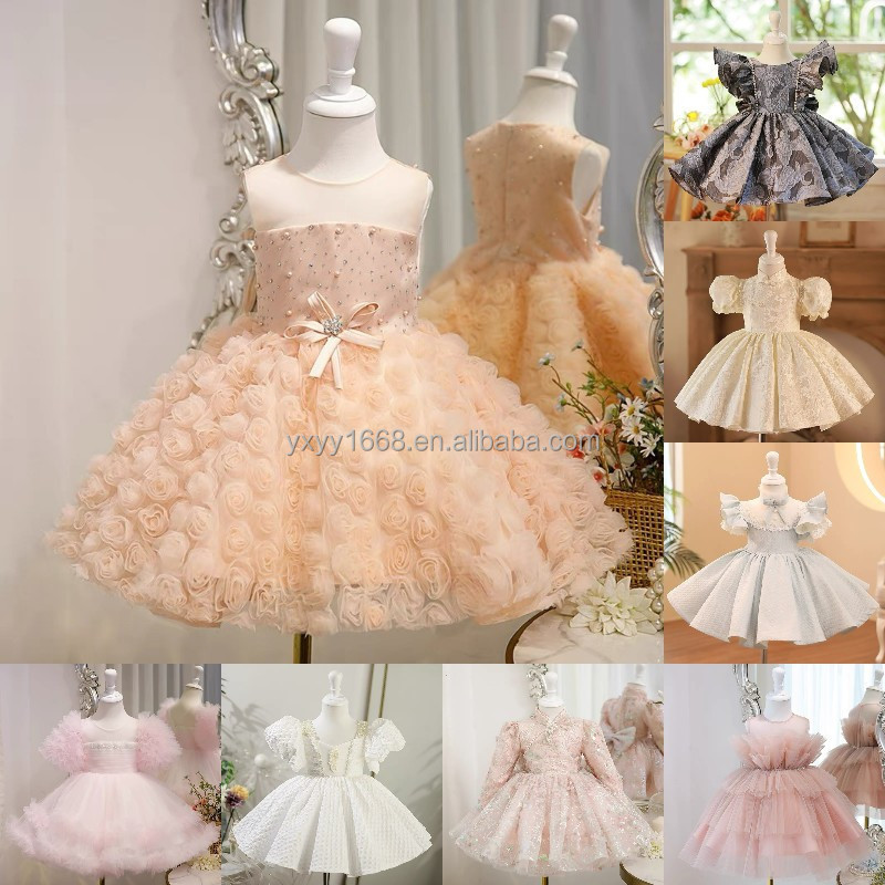 Kids Children Prom Gown Wedding Party Dresses Evening Formal Dress Clothing Girls Princess Christmas Birthday Dress