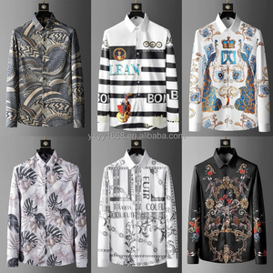 2024 Factory Wholesale Casual Men's Customized Collage 3-tone Cotton Flannel Shirts