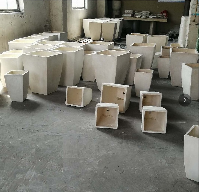 Fiber cement pots ceramics flower pots