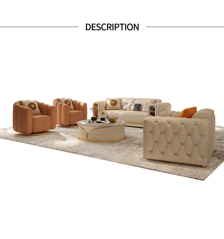 for home luxury high back hotel premium u shape sectional modern leather sofa three seater sofa living room set furniture