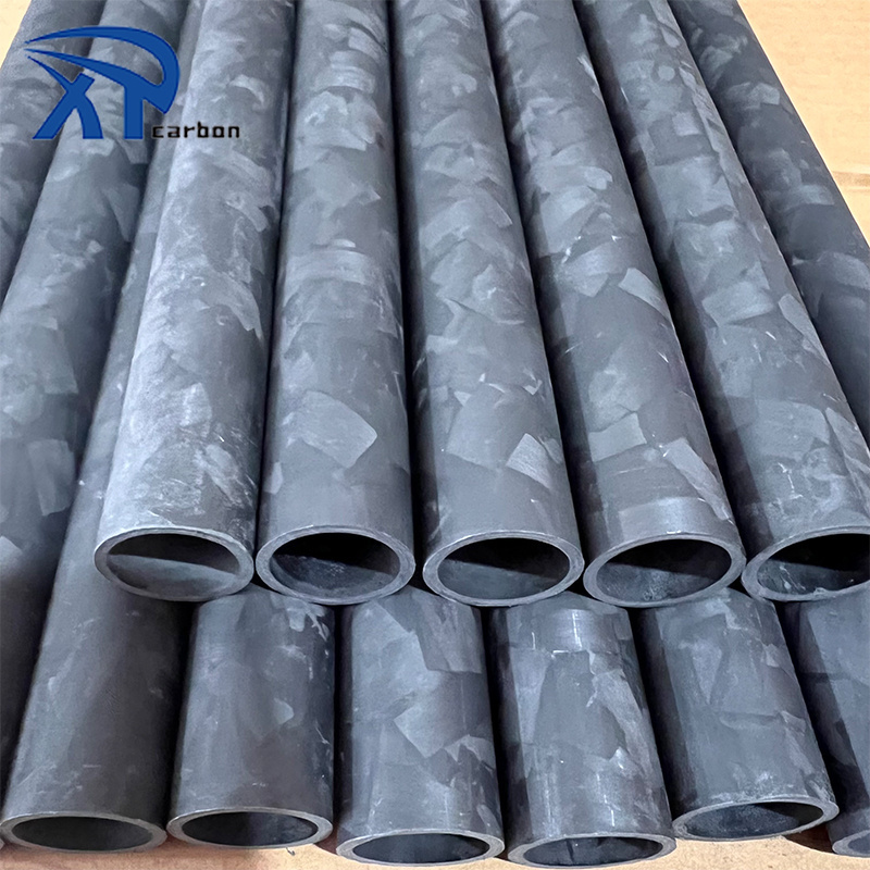 Wholesale High Strength  Round 3k custom carbon fiber tube With 100% Carbon 48mm 50mm 52mm 54mm