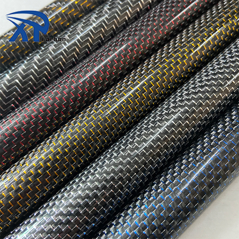 custom size carbon aramid fiber rod tube 14mm carbon fiber round tube carbon kevlars tube