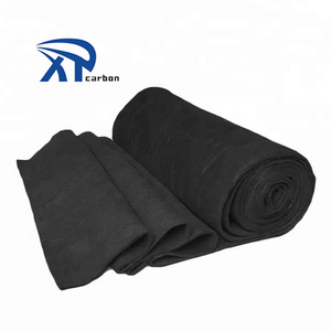 Factory Wholesale Activated Carbon Cotton Fabric Carbon Fiber Felt Graphite Felt