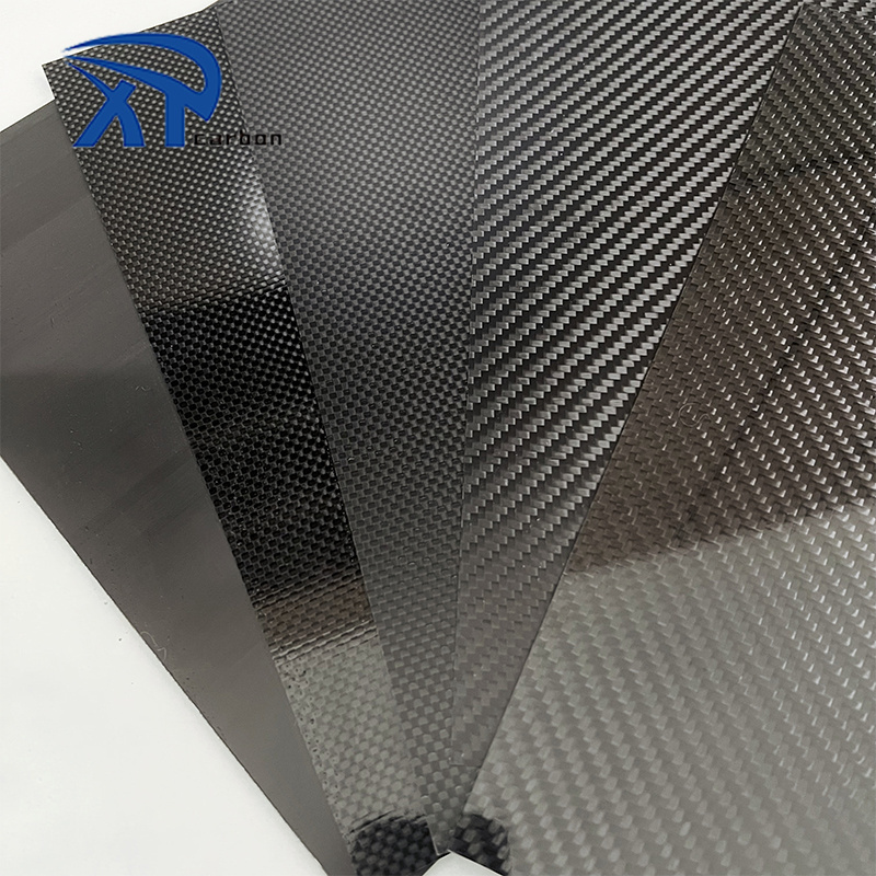 Customized size wholesale price high strength black CFRP board carbon fiber panel custom 3k real carbon fibre sheet plate 2mm, 2