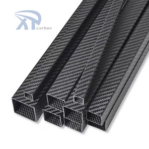 High temperature resistance 3K carbon fiber square tube flexible 20mm 25mm 30mm