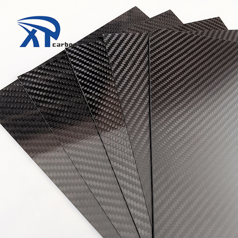 Factory made Twill Abrasion-Resistant carbon fiber sheet carbon fiber plate 8mm