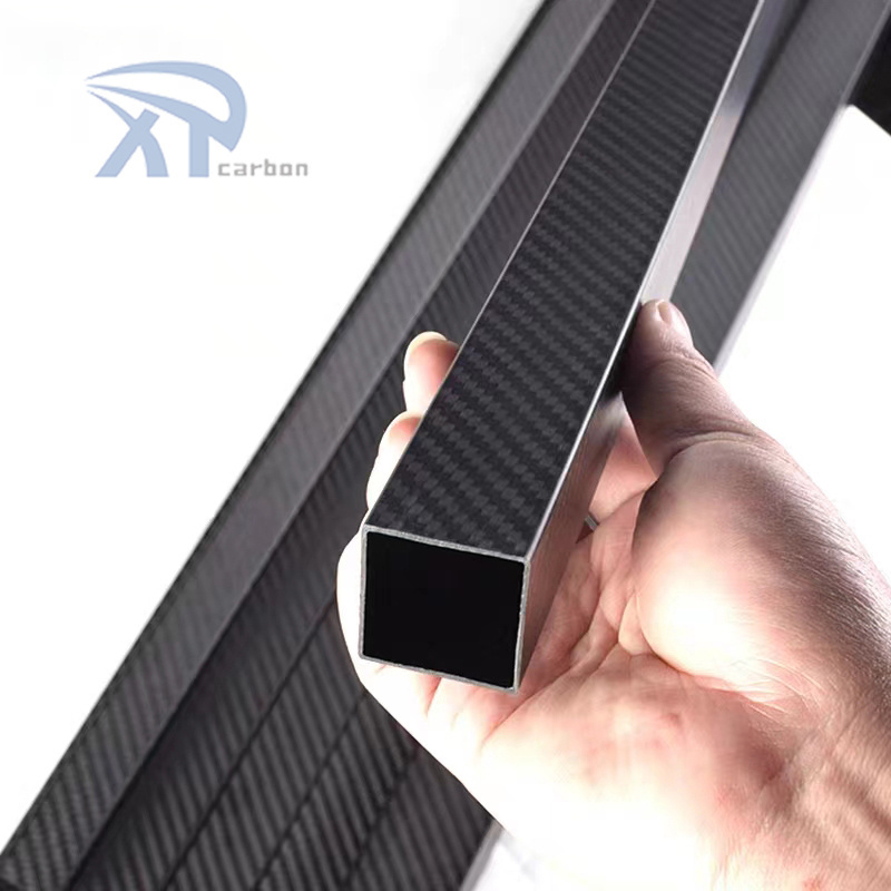 High temperature resistance 3K carbon fiber square tube flexible 20mm 25mm 30mm