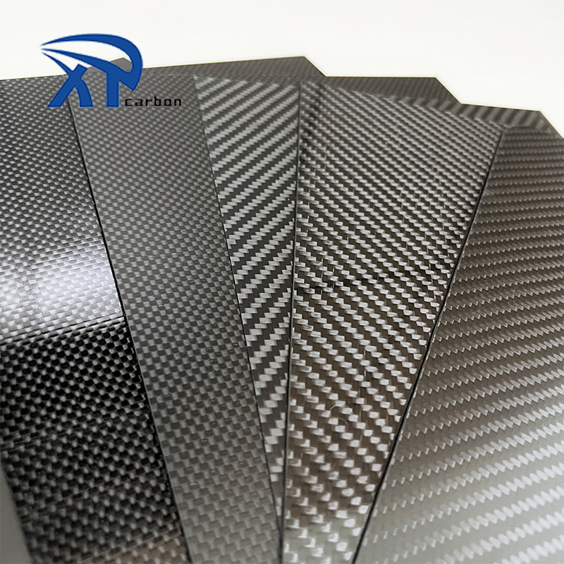 Customized size wholesale price high strength black CFRP board carbon fiber panel custom 3k real carbon fibre sheet plate 2mm, 2