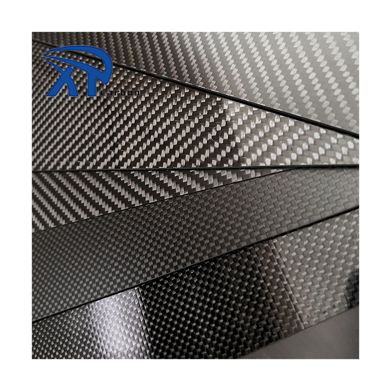 Customized size wholesale price high strength black CFRP board carbon fiber panel custom 3k real carbon fibre sheet plate 2mm, 2