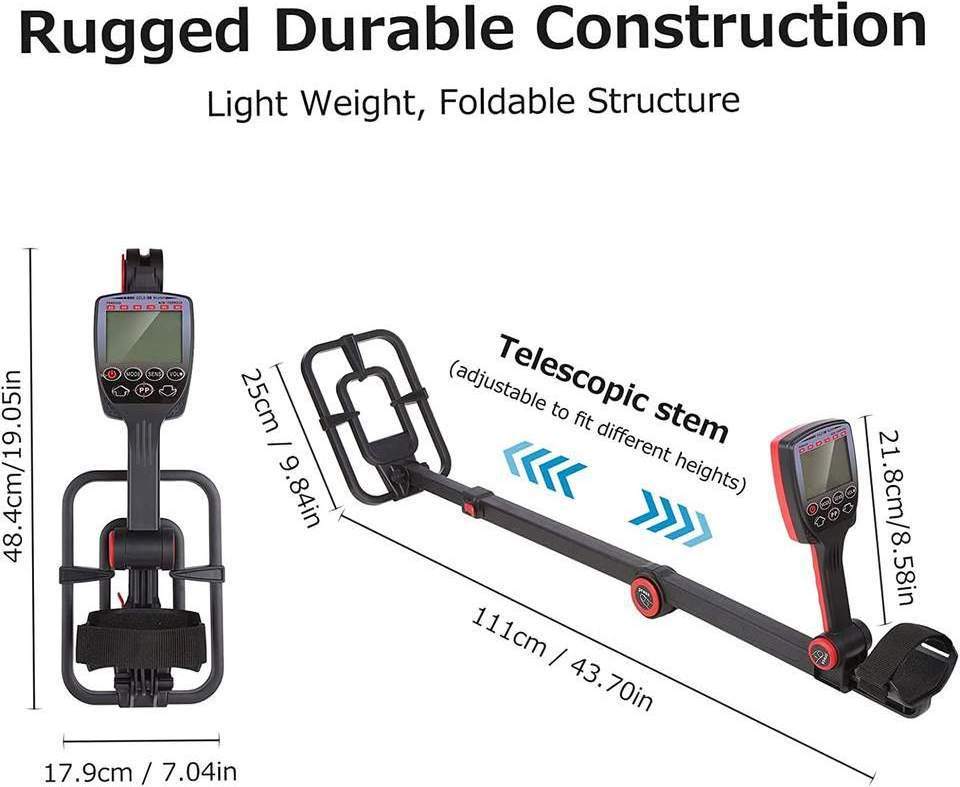 The latest best-selling outdoor play adventure high-quality underground metal detector