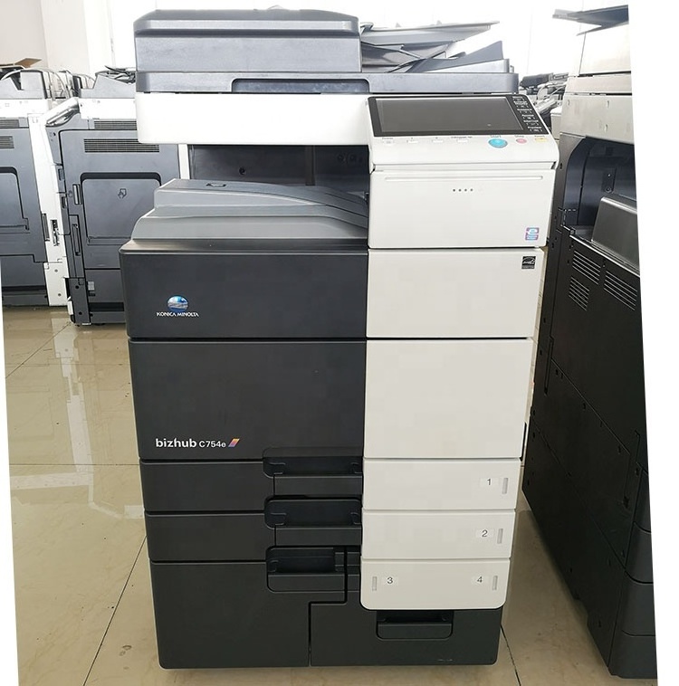 High quality copier printing machine For Konica Minolta Colour photo copier machine Bizhub C754 C654