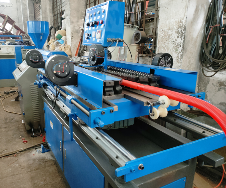 Plastic Electric Sheath Corrugated Hose Making Machine