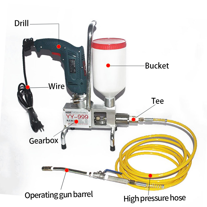 18000PSI High Pressure Epoxy Grouting Polyurethane Injection Pump