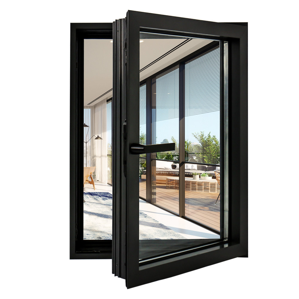 Canadian Standard Energy Star luxury window Thermal Insulation Aluminum Casement Windows