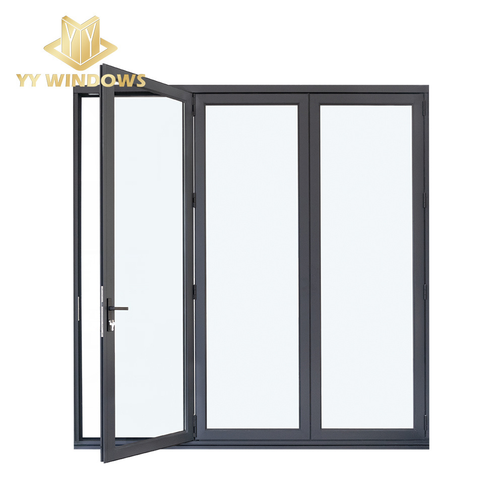 NFRC standards high quality balcony exterior villa house aluminum folding door