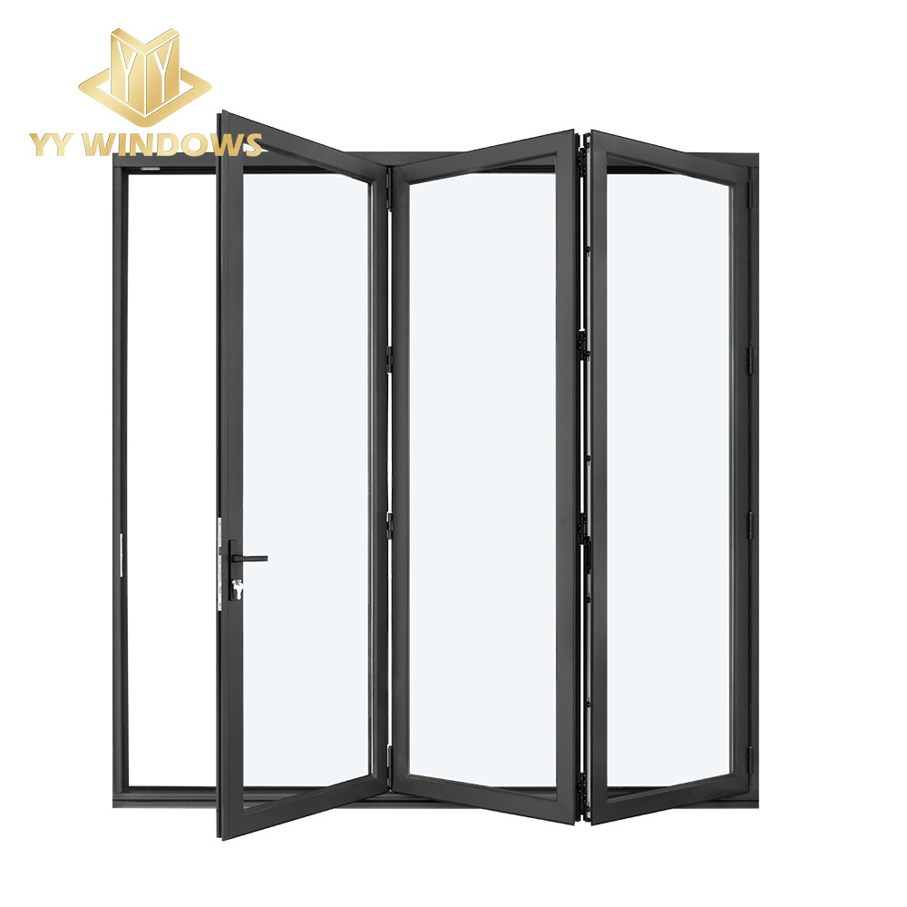 NFRC standards high quality balcony exterior villa house aluminum folding door