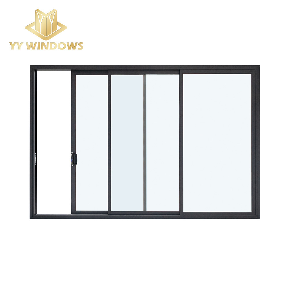 NFRC New product 10 years warranty noiseless double glass exterior aluminum sliding doors