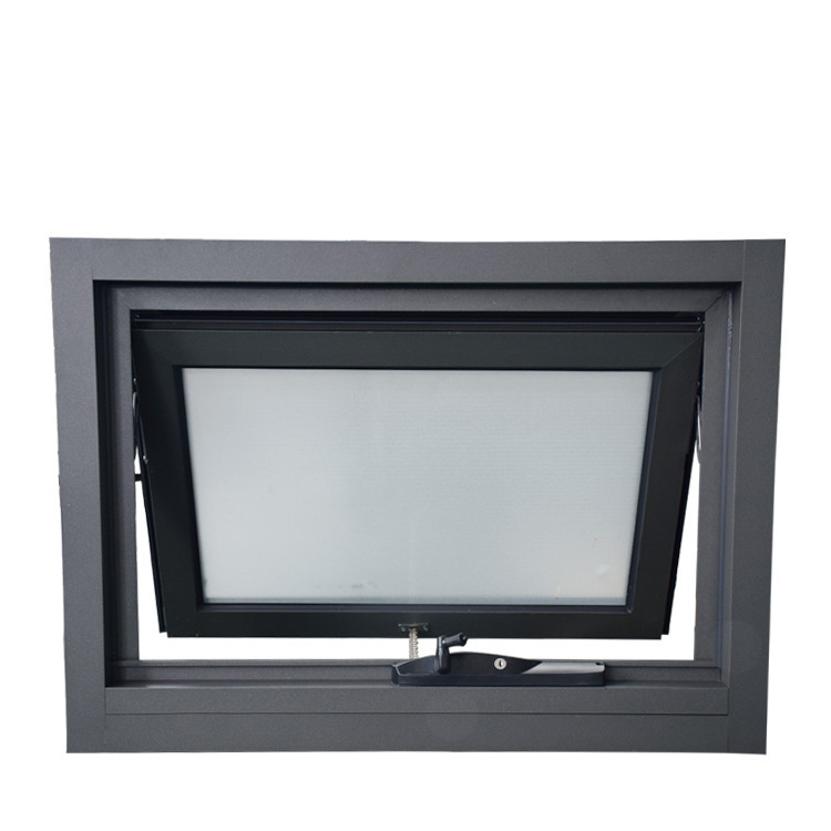 aluminum alloy awning window/aluminum awning window bathroom small awning window with mosquito net