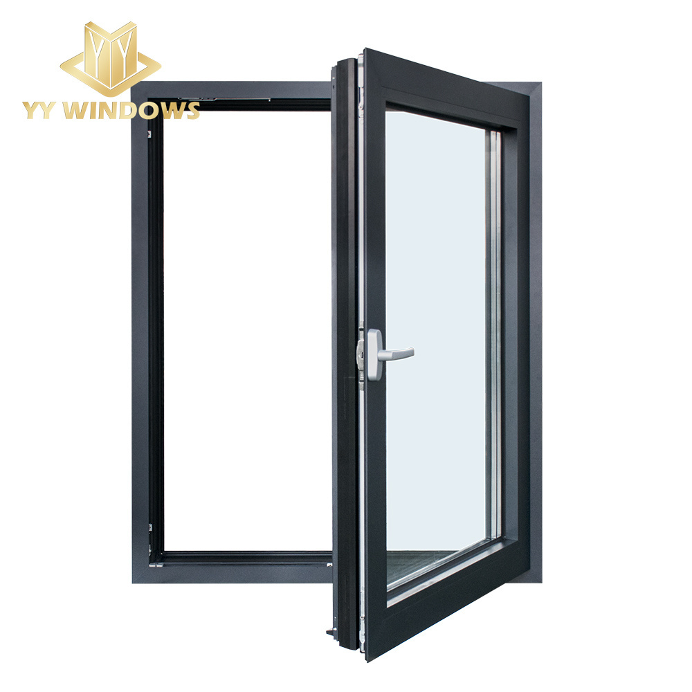 NFRC Florida Miami NOA certified Hurricane impact aluminum frame casement window french casement window