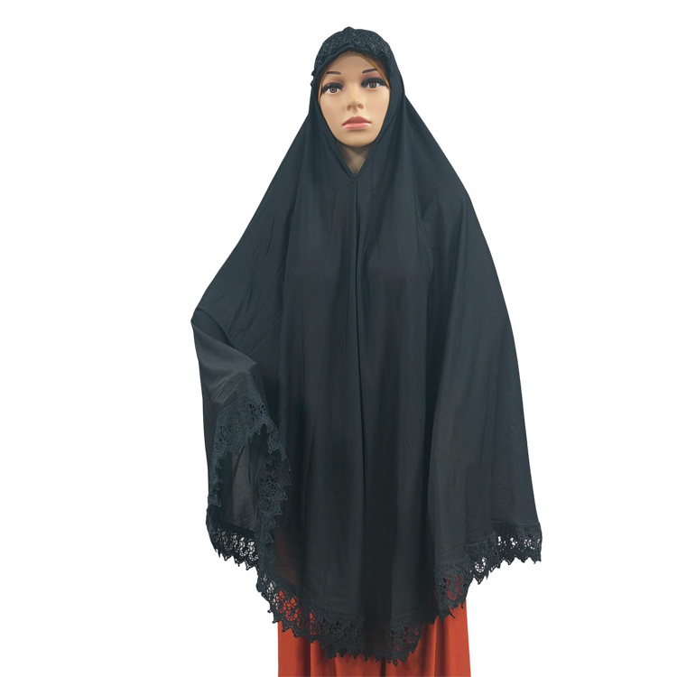 Factory Wholesale Traditional Islamic Clothing Hijab Abaya Arab Muslim Women Shawl Hijab Abaya Saudi Oman Women Hijab Abaya