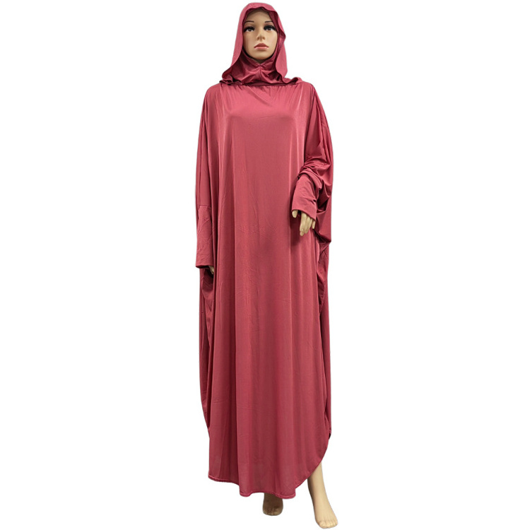 Eid Ramadan Abaya Muslim Women Prayer Dress Overhead Khimar Jilbab Islamic Clothing Arabic Robe Burqa Burka Kaftan Middle East