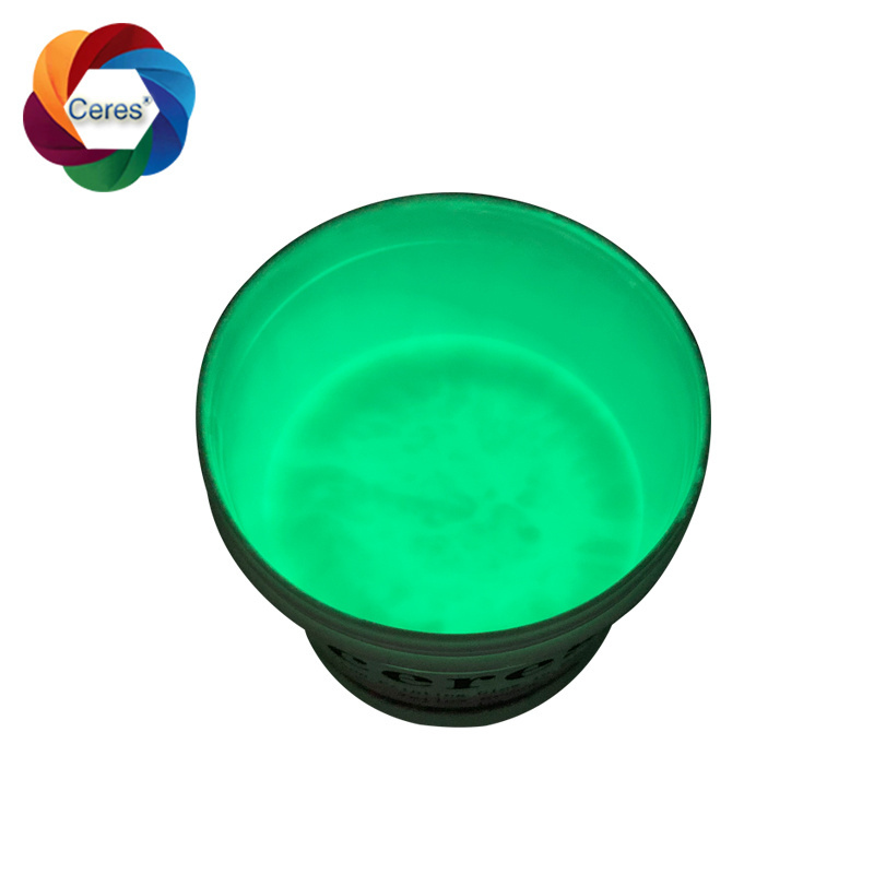 Ceres Screen Printing security ink glow in the dark offset printing ink