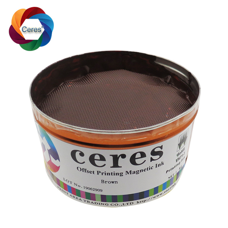 Offset Printing Ink Anti-Forgery Magnetic Ink Black and Brown for Printer Wholesale and Retail