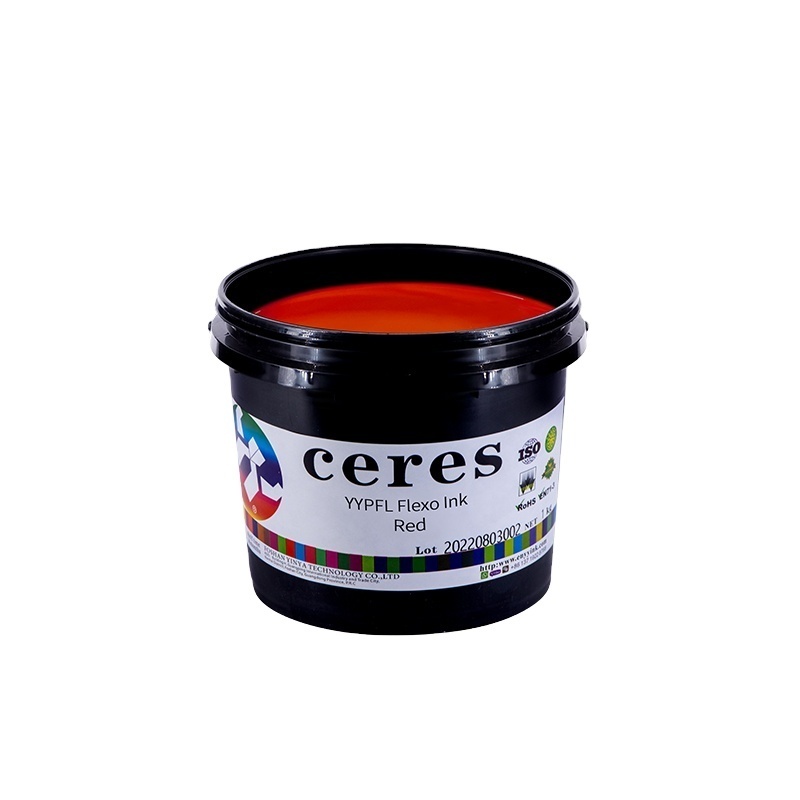 Ceres Flexographic printing ink for washing cloth label /YYPFL-Pink