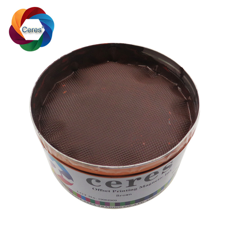 Offset Printing Ink Anti-Forgery Magnetic Ink Black and Brown for Printer Wholesale and Retail