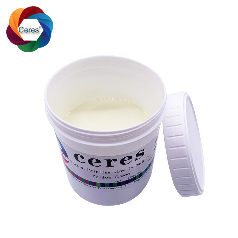 Ceres Screen Printing security ink glow in the dark offset printing ink