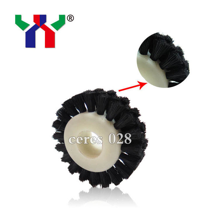 Ceres 028 High Quality Printing Machine Spare Parts Feeder Brush Wheel,67*20*21mm,10 pcs/bag