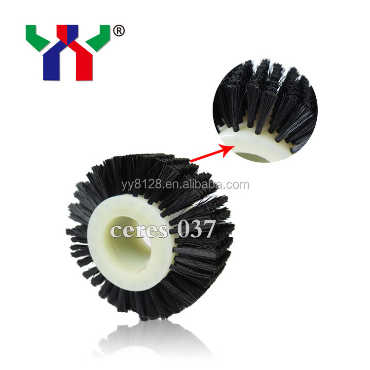 Ceres 037 High Quality Printing Machine Spare Parts Feeder Brush Wheel,83*28*38mm,10 pcs/bag