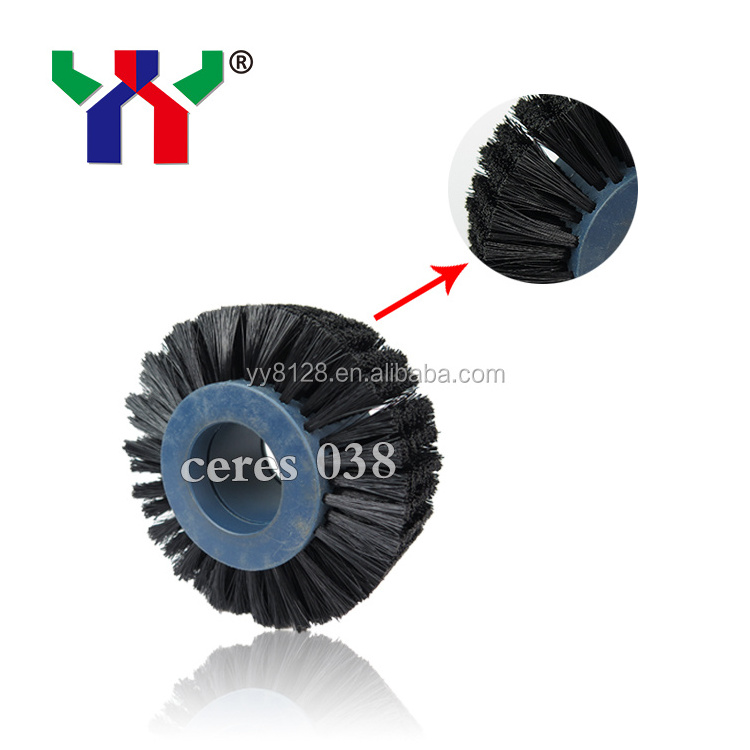 Ceres 038 High Quality Printing Machine Spare Parts Feeder Brush Wheel,84*28*38mm,10 pcs/bag