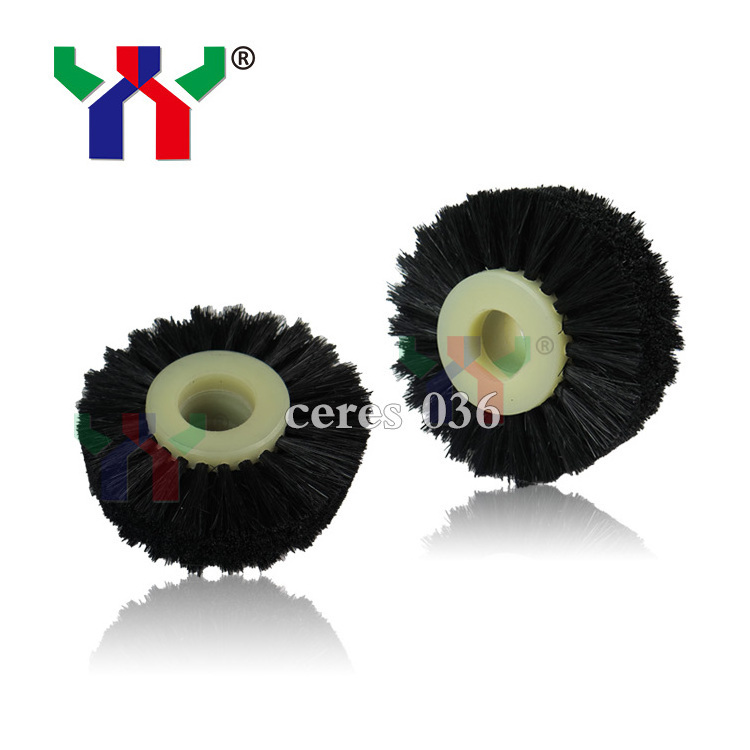 Durable Hard Bristle Circular Brush Wheel For Pressing Paper Ceres 036