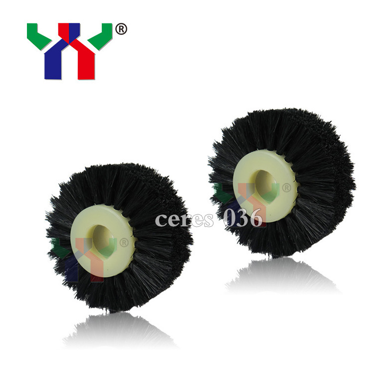 Durable Hard Bristle Circular Brush Wheel For Pressing Paper Ceres 036