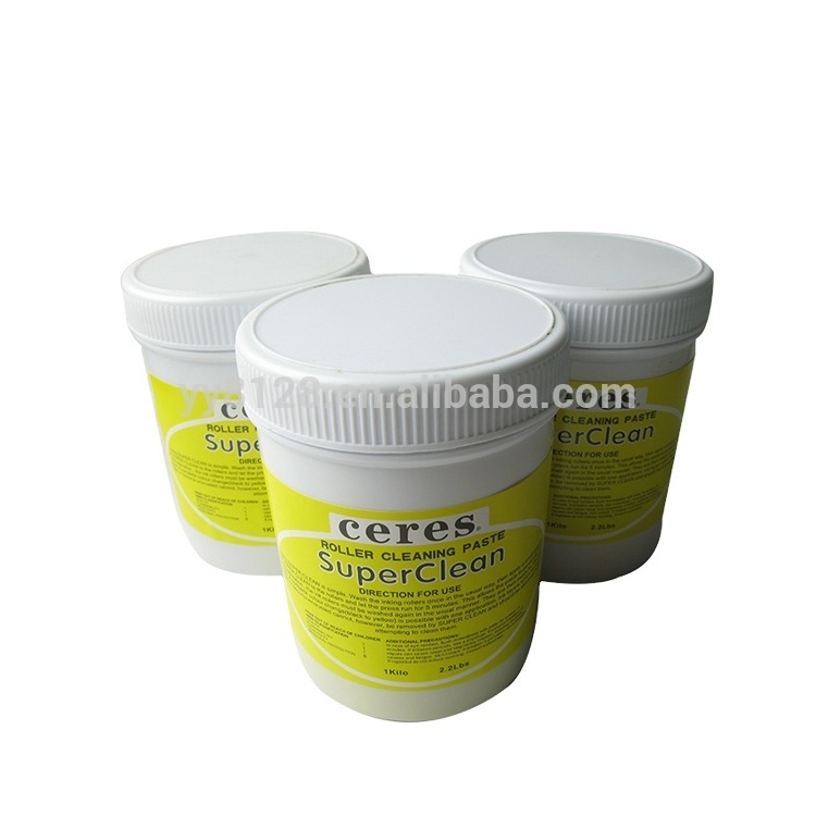 Hot Sale  SUPER CLEAN/Roller Cleaning Paste for Printing Roller and Ink Cleaning China Wholesale,1kg/can