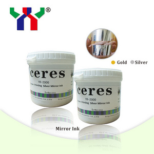 Ceres Gold Screen Printing  Mirror Ink Print On the Transparent Plastic Air Dry,1 kg/can