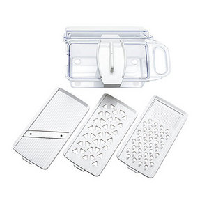 "mini & compact SLICER OROSHI" Slicer & grater set made in Japan Daikon Ginger Cheese Chocolate grater and slicing