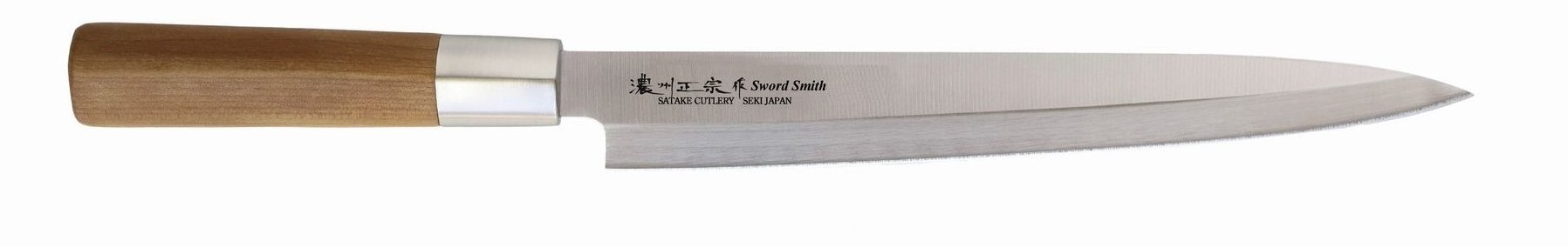 Oval wooden handle Japanese style Wabocho cooking knives high quality made in Seki Japan logo customization