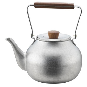 Custom Bulk Ceramic Kettle Chaki Stainless Steel Japanese Teapot