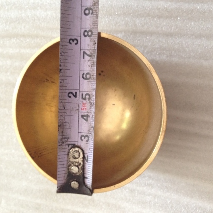 H65 electric conductive 80mm brass hollow half balls  brass sphere