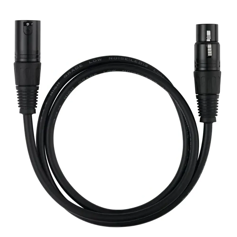 Professional OEM 3 PIN Connector XLR Cable Male to Female M/F OFC Audio Cable Shielded For Microphone Mixer DMX Cable