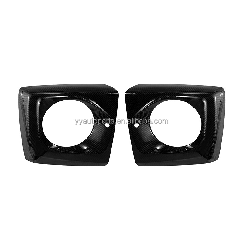 Top Car Style Front Bumper Headlight Cover Case Carbon Fiber Replacement Parts for New G Class G500 W463a W464