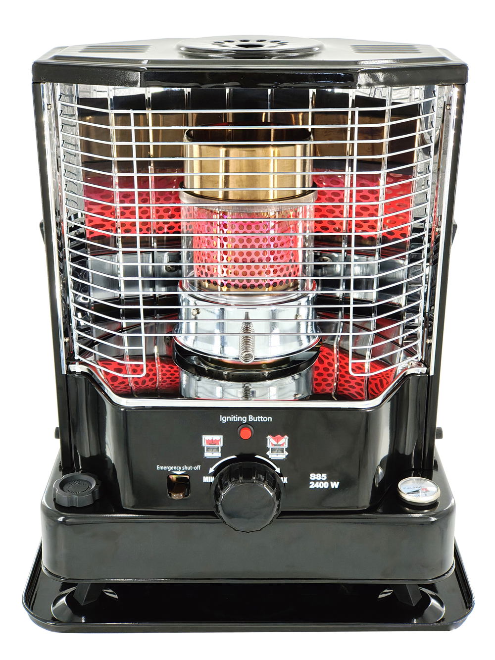 Kerosene heater with removable tank for indoor