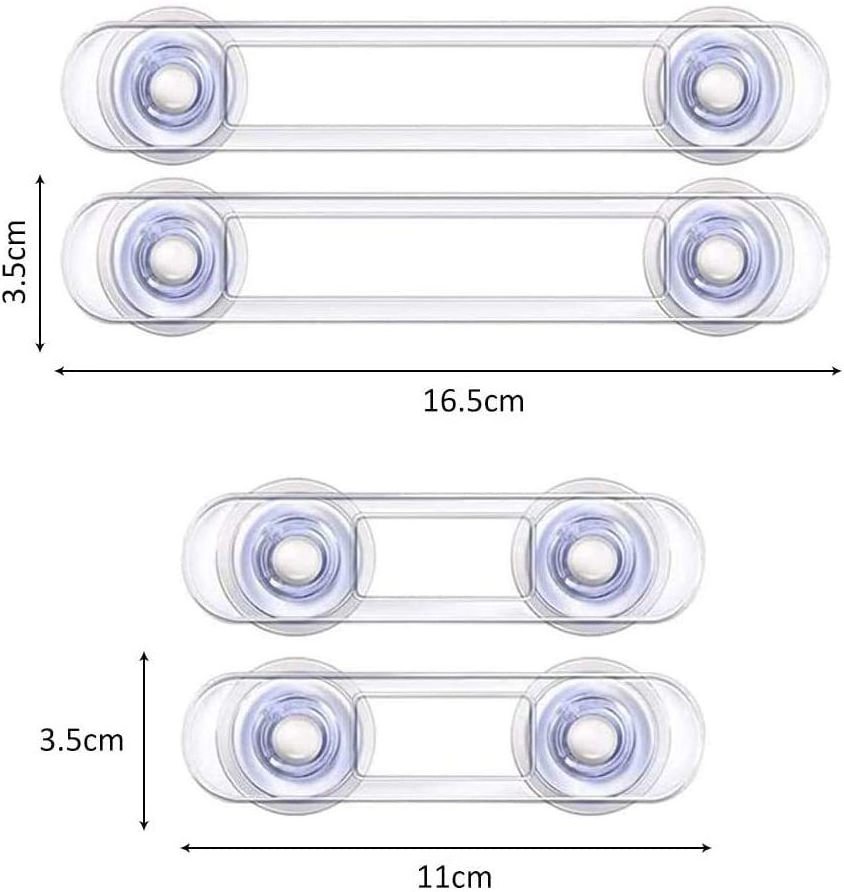 Baby safety proof plastic self adhesive magnetic drawer locks child cabinet lock