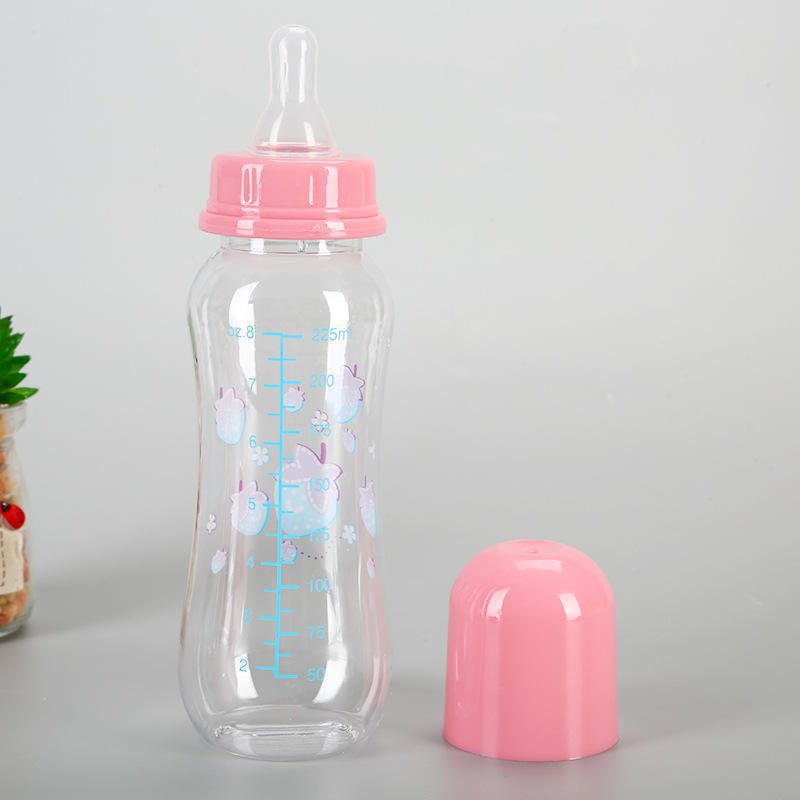 New PC Plastic decoration dollsa doll bank feeding baby big bottle cup set with small feeding bottles