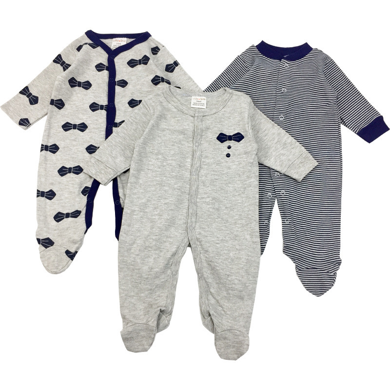 Organic cotton newborn baby clothes romper sleepsuit keep warm set gift baby clothes