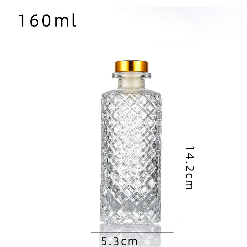 Empty Frosted Glass Spray Bottle 3.4oz Perfume Atomizer, Fine Mist Spray