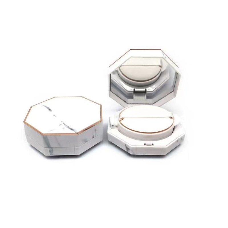 Customize ABS Empty Plastic Compact Powder Case With Mirror Facials Cosmetics Foundation Makeup Box